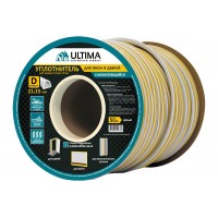 Уплотнитель самоклеящийся ULTIMA D 50, 21x15 мм, (1*50м) Черный