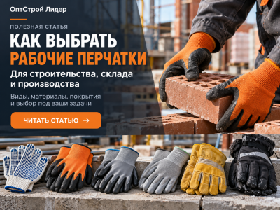 Как выбрать рабочие перчатки для строительства, склада и производства