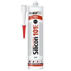 Герметик KIM TEC SILIKON101Е черный ( 280 мл )