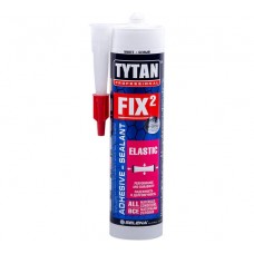 Клей-Герметик TYTAN Professional Fix2 Elastic, 290 мл, белый 