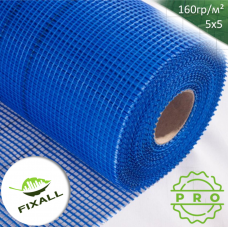Сетка фасадная FIXALL под штукатурку стеклотканевая 5х5мм 160гр/м2 (1х50м)  