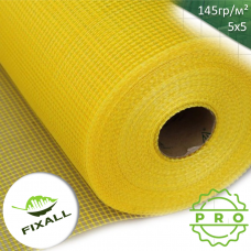 Сетка фасадная FIXALL под штукатурку стеклотканевая 5х5мм 145гр/м2 (1х50м)