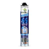 Пена Профессиональная FIXALL 65 PRO 850мл Зимняя -15°С