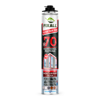 Пена Профессиональная FIXALL 70 PRO 890мл Зимняя -18°С