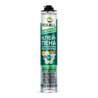 Клей-Пена FIXALL 60 Секунд 890мл
