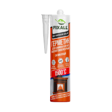 Герметик для печей FIXALL THERMO 1500°C Черный 280мл