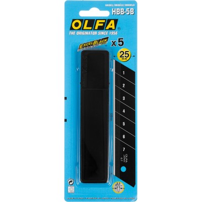 Лезвие Olfa/ Ольфа сегментированные 25мм Extra Heavy-Duty Cutters (5шт)