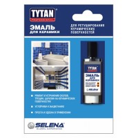 TYTAN PROFESSIONAL эмаль для реставрации керамики, белая (8мл)
