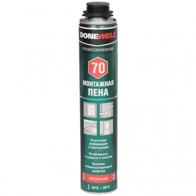Пена монтажная  DoneWell  профессиональная, 70 л