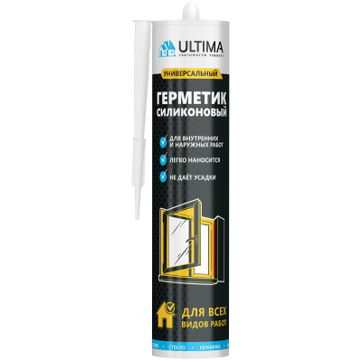 Силиконовый универсальный герметик Ultima U черный 280ml