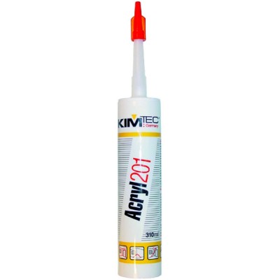 Kim Tec Acryl 201 / Ким Тек 201 акриловый белый герметик 310 мл